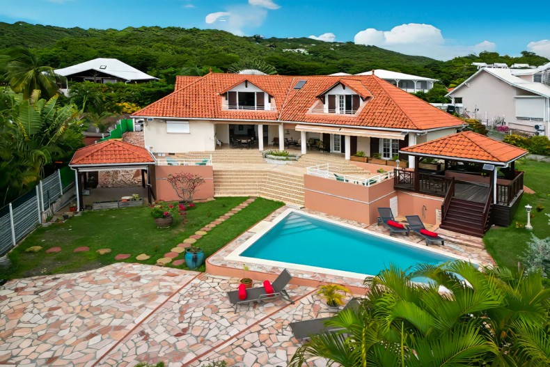 Location villa Sainte-Luce pont cafe drone